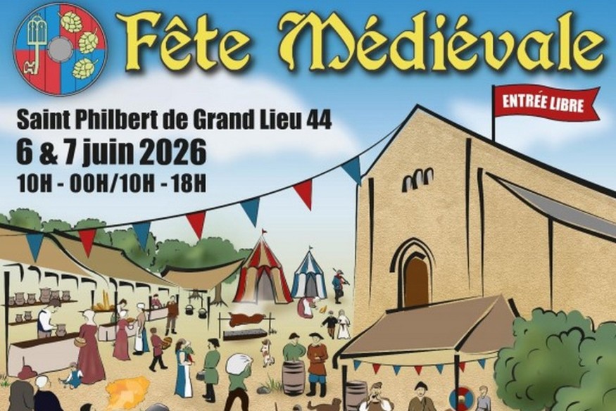 Les Médiévales de Saint Philbert de Grand-Lieu en partenariat avec NTI